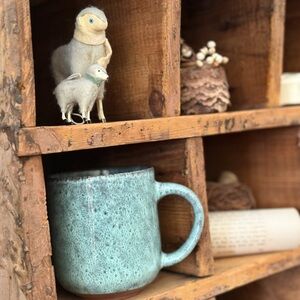 Tabletops Gallery Turquoise Color Pottery Mug/Coffee Cup
